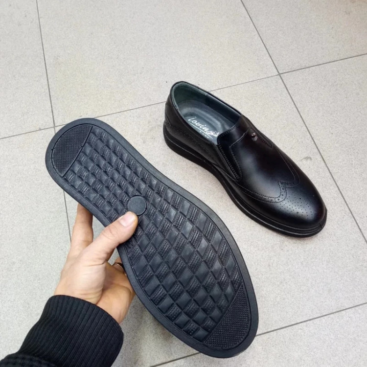 کفش مردانه تمام چرم مدل هشترک ایتالیایی