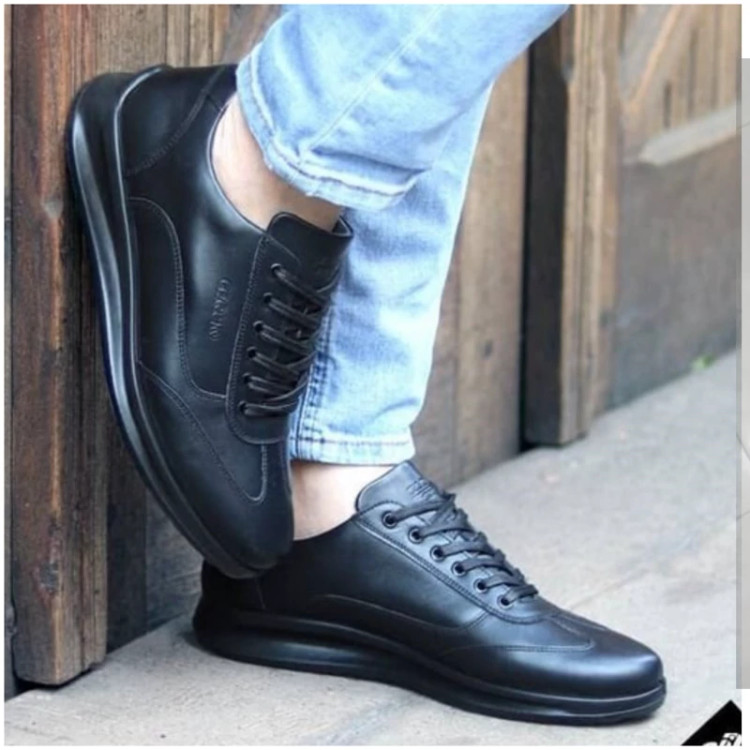 کفش طبی مردانه فرزین مدل اکو تمام چرم