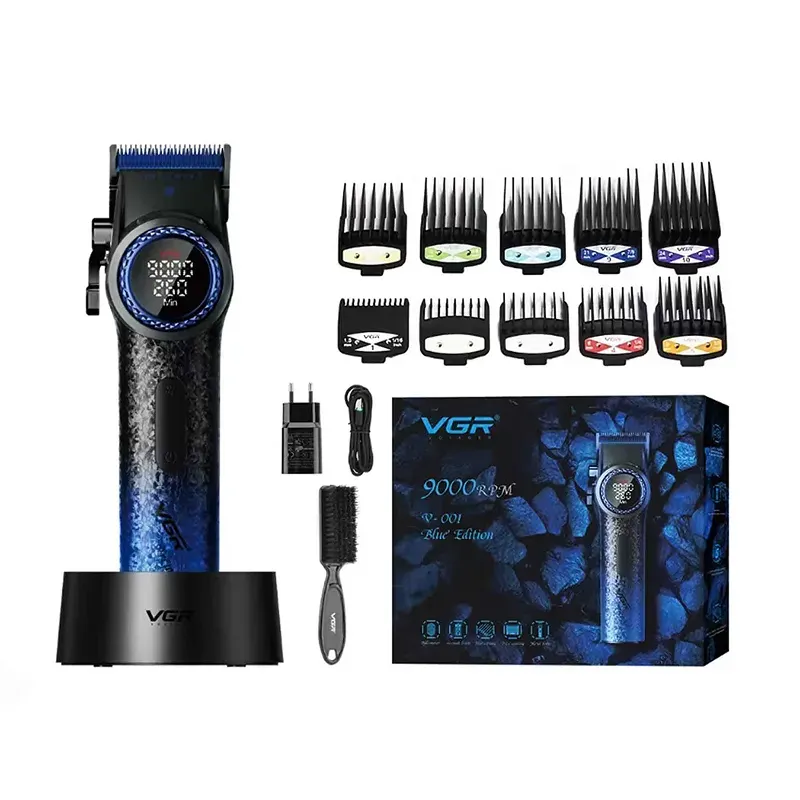 ماشین اصلاح حرفه ای سر و صورت وی جی آر مدل V-001 Blue edition