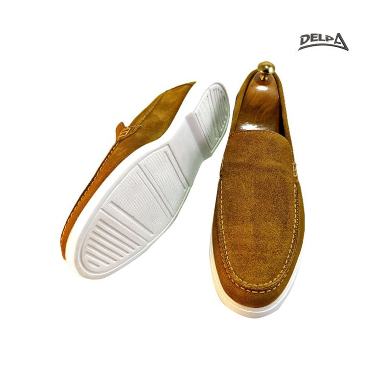 کفش چرم لوفر delpa