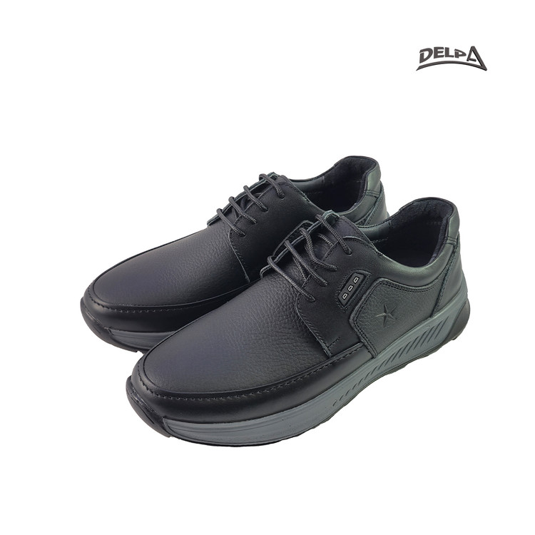 کفش چرم اسپورت مردانه استار delpa