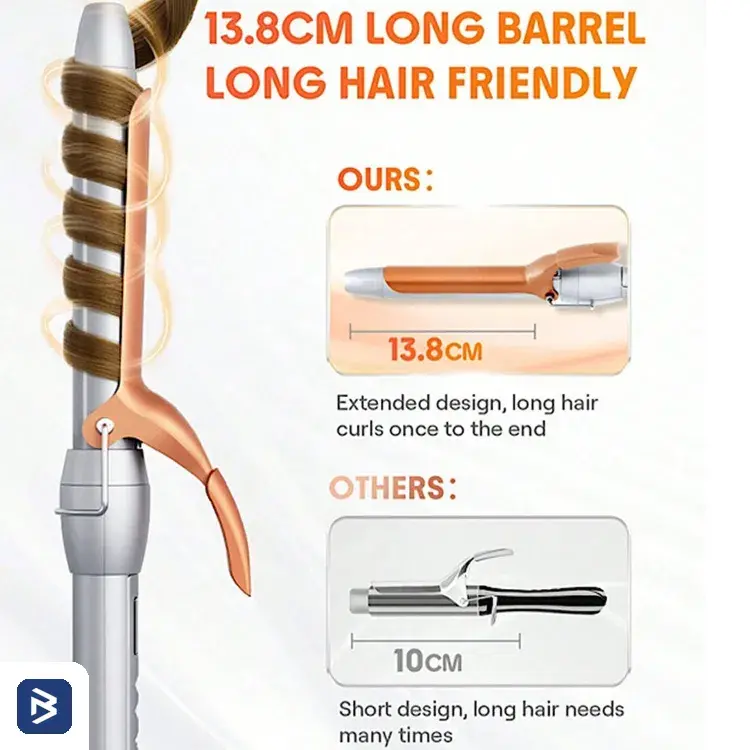 فر کننده مو شیگلم مدل It-Curl سایز 9 میلیمتر
